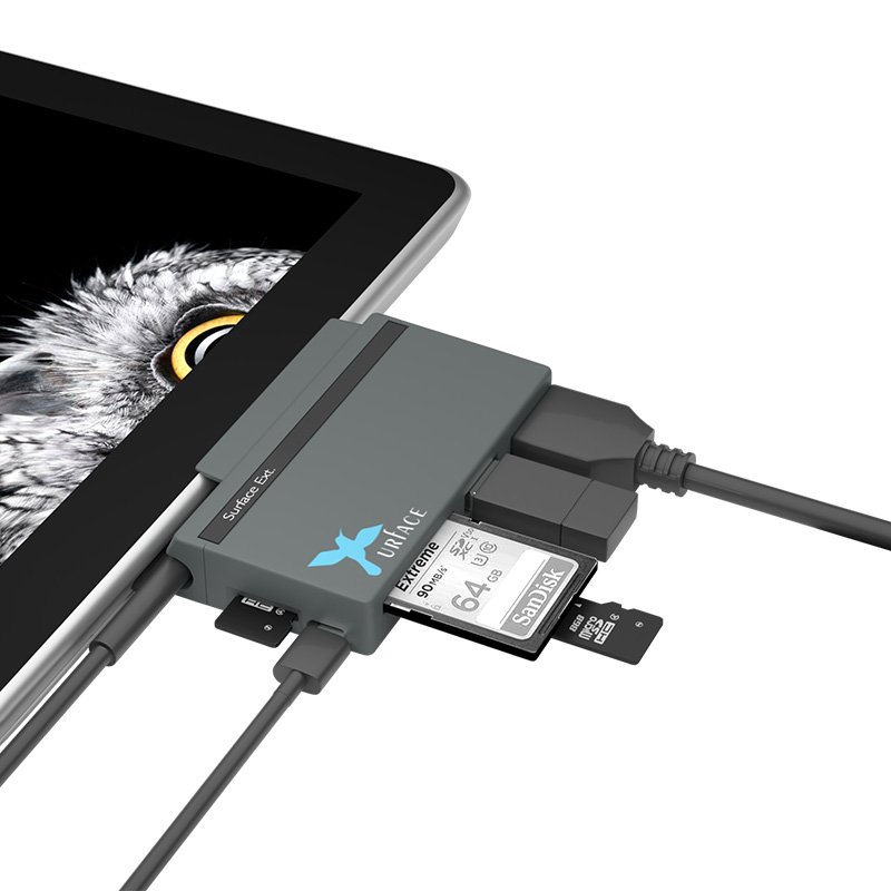 Surface Go SDカード、HDMI、USB2.0対応拡張アダプター